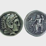 Αργυρό τετράδραχμον Μεγάλου Αλεξάνδρου (336-323 π.Χ.), Μακεδονία, 323-320 π.Χ. (μεταθανάτια κοπή). ΝΜ ΑΕ 146