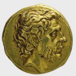 Πορτραίτο του ρωμαίου στρατηγού Τίτου Φλαμινίνου. Χρυσός στατήρ, περ. 196 π.Χ. ΝΜ 1669