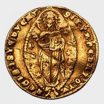 Χρυσό δουκάτο Βενετίας, 1289-1311 (δόγης Pietro Gradegino). ΝΜ 1105γ