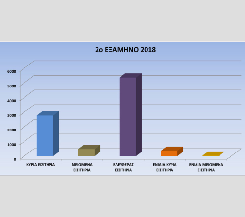 Επισκεψιμότητα εξαμήνου 2018